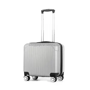 16 inch luggage and bags abs material carry on cabin size aluminum trolley guangzhou luggage and bags