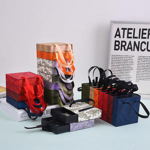 拉出式pe膜悬挂首饰盒抽屉滑动珠宝礼品盒带丝带手柄 - Product Image 2