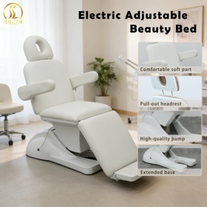 <span class=keywords><strong>Table</strong></span> <span class=keywords><strong>de</strong></span> <span class=keywords><strong>massage</strong></span> électrique ergonomique moderne et réglable en PVC, 3 moteurs, pour salon <span class=keywords><strong>de</strong></span> beauté, lit <span class=keywords><strong>de</strong></span> luxe pour extensions <span class=keywords><strong>de</strong></span> cils – Meilleures ventes - Product Image 1