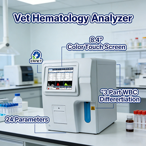 EUR VET Equipo Veterinario, Sistema <span class=keywords><strong>de</strong></span> Análisis <span class=keywords><strong>de</strong></span> <span class=keywords><strong>Sangre</strong></span>, Analizador <span class=keywords><strong>de</strong></span> Hematología con Múltiples Modos para Animales - Product Image 1