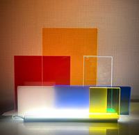 Feuille acrylique sur mesure, acrylique transparent givré pour lampe LED, signalétique et décoration