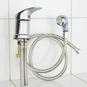 Rubinetto per lavabo soffione doccia lavaggio rubinetto per capelli valvola di miscelazione per salon punch shampoo ciotola per letto o unità di controlavaggio cromato - Product Image 1