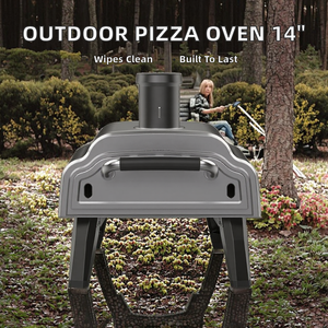 NL High Quality 14 Inch Gas Pizza <strong>Oven</strong> Modern Style Iron for Outdoor Garden Portable Camping BBQ Wood Pellet Pizza <strong>Oven</strong> - Product Image 2