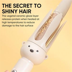 Rizador de Pelo Automático Giratorio de 28 mm, Rizador de Iones Negativos de Cerámica, Herramienta de Peinado, Creador de Ondas de Playa - Product Image 6