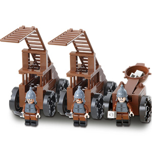 Bloques de Construcción de la Escena del Asedio del Castillo del Rey Héroe Coreano Gwangaeoto, Juguete Histórico de Guerra para Armar - Product Image 5