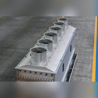 Enfriador de Aire de Aluminio de Pie Donghang con Soplador Superior, Evaporador para Almacenamiento en Frío, Intercambiador de Calor de Alta Eficiencia y Bajo Consumo