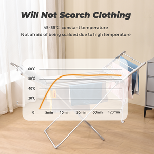 EVIA Séchoir à <span class=keywords><strong>linge</strong></span> chauffant électrique compact et autoportant EV-230 - Product Image 6