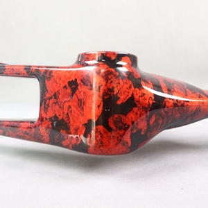 Red Water Ripple <b>Paint</b> Carbon Fiber Disc Road Bike <b>Frame</b> TT-X38 Stem+handlebar Tire 700X32C - Product Image 6