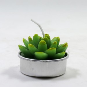 Mini Succulent Cactus <strong>Green</strong> <strong>Candle</strong> for Home Decorations - Product Image 6