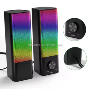 Nouveaux gadgets 2025 2 en 1 système domestique ordinateur <span class=keywords><strong>de</strong></span> bureau numérique USB magnétique grande puissance RGB LED plein écran lumière Audio ordinateur <span class=keywords><strong>barre</strong></span> <span class=keywords><strong>de</strong></span> <span class=keywords><strong>son</strong></span> - Product Image 2