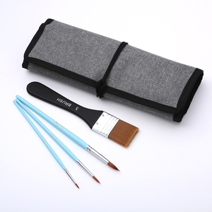 Juego <span class=keywords><strong>de</strong></span> 18 Pinceles <span class=keywords><strong>para</strong></span> Pintura Acrílica, <span class=keywords><strong>de</strong></span> Acuarela y Óleo, con Mango <span class=keywords><strong>de</strong></span> Madera y Pelo <span class=keywords><strong>de</strong></span> Nailon, con Bolsa <span class=keywords><strong>de</strong></span> <span class=keywords><strong>Tela</strong></span> - Product Image 6