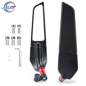 Espejos Retrovisores Laterales Universales para <span class=keywords><strong>Moto</strong></span>, Espejos Alerón para Motocicleta de Gran Tamaño, Accesorios Modificados - Product Image 1