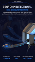 Casque de jeu SY-G15 Pro avec haut-parleur de 40 mm, son surround 3D, éclairage LED RGB respirant, coussin respirant, 310 g pour PC, PS5, Switch