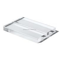 Support de présentation en acrylique transparent avec fente