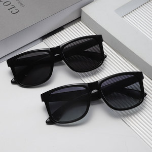 Square Polarized <b>Sunglasses</b> Black PC Frame TAC Lens UV400 For Men Women Outdoor Cycling Driving - Product Image 2