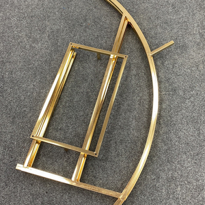 Décoration de fond de scène de déco de mariage en fer or <span class=keywords><strong>rose</strong></span> de haute qualité pour les événements de fête de mariage - Product Image 4