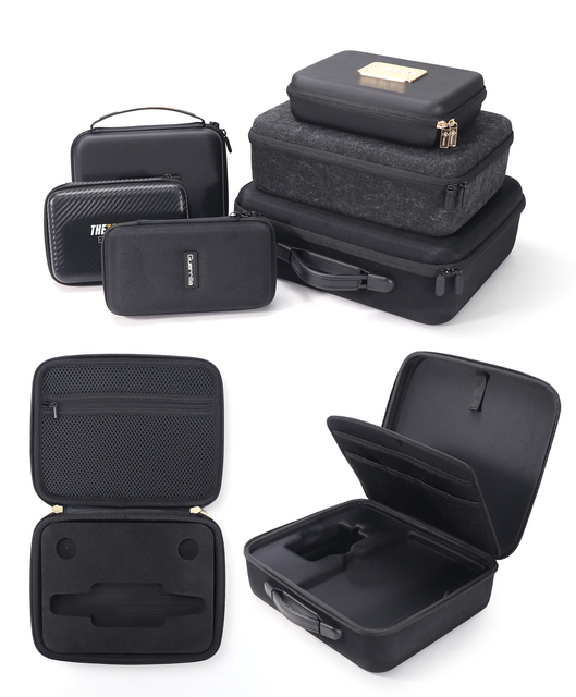Custom Printed Waterproof With Handle Zipper Storage Box Electronic Watch Hard Shell Carrying With Foam Eva Tool Case for Travel