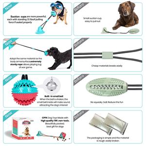 Juguetes interactivos para perros, juguetes mentalmente estimulantes para perros, juguetes para <span class=keywords><strong>la</strong></span> dentición <span class=keywords><strong>de</strong></span> cachorros para el aburrimiento para mantenerlos ocupados - Product Image 3