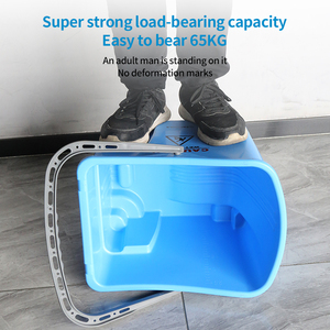 <span class=keywords><strong>25L</strong></span> Chất Lượng Cao Xuống Báo Chí Lau Xô Dày Nhựa Xô Với Bánh Xe - Product Image 4