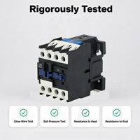 Contacteur magnétique AC 3 pôles JLC1-25 25A, contacts en argent 85%, montage sur rail DIN, certifié CE CB, 50/60Hz, automatisation industrielle