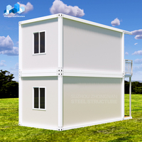 Zhongnan Maison Mobile Portable Amovible Prix Bon Marché Cabine 2 Étages Petite Maison Préfabriquée Maison Conteneur Préfabriquée