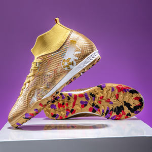 <span class=keywords><strong>Botas</strong></span> de Fútbol de Caña Alta con Parte Superior de Tejido Transpirable, Cuello Tipo Calcetín, Suela Antideslizante de TPU, Ligeras, para Césped <span class=keywords><strong>Artificial</strong></span> - Product Image 6