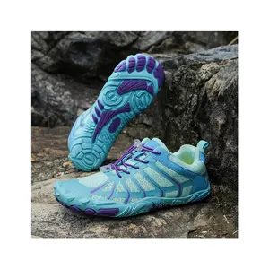 Breathable Wide Trail Running Shoes Lightweight Climbing Hiking Barefoot Shoes Camping Outdoor Wide Sneakers