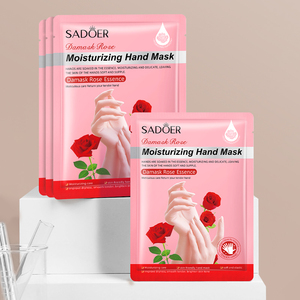Masque pour les mains SADOER à la rose, hydratant, blanchissant, anti-âge, nourrissant, adoucissant, raffermissant, réparateur de sécheresse et de fissures, pour des mains lisses - Product Image 2