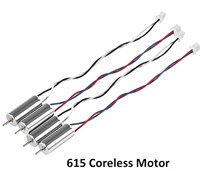 Moteurs brossés 615 6x15mm 3.7V 65000RPM Mini moteurs CC 615 Moteur de drone à cupule creuse