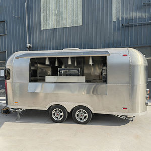 Remolque Móvil de Comida para Exteriores de Acero Inoxidable y Aluminio para Dulces y Papas Fritas - Product Image 5