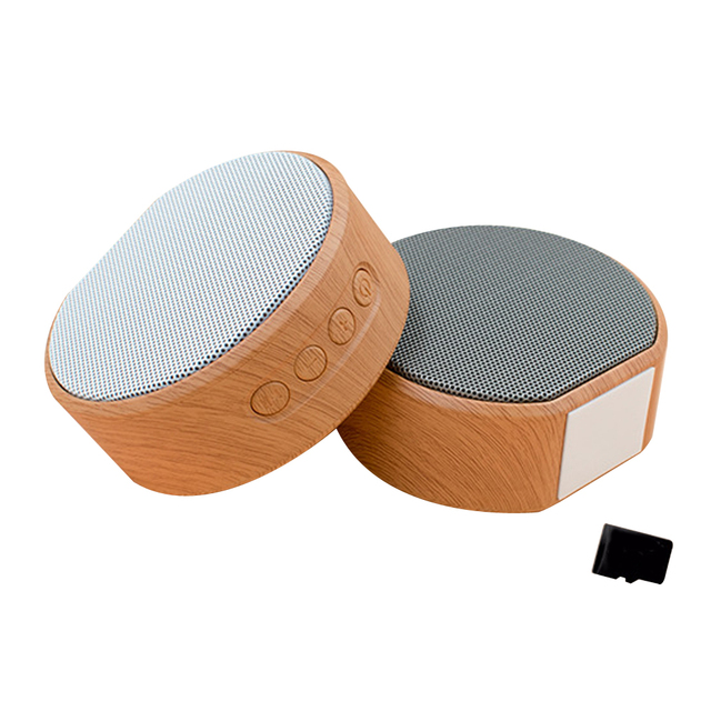 High End Wireless Outdoor Hifi Portable Mini Wood Speaker