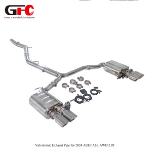 Tubo de Escape Valvetronic Catback para Audi A6L 2.0T AWD GFC 2024, Silenciador para Sonido de Auto Deportivo - Product Image 1