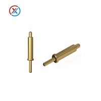 Conector Pogo Pin de Alta Corriente de Latón, 2mm 3mm 5mm, Chapado en Oro, Resorte de Carga para PCB, 2A 3A, DIP