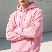 Hoodie unisexe coupe ample, épais, d'hiver, avec logo personnalisé sur mesure.