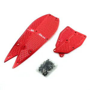 Motorcycle Foot Rest Pedal Aluminum Alloy Modified Motorcycle Scooter Skid Proof Foot Pad For X.MAX 250 300 2017-2021