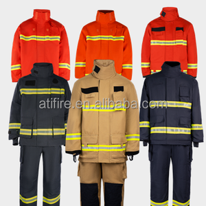 EN469 Bombeiro Vestuário Bombeiro Terno 4 Camada Equipamento De Combate A Incêndios 3M NOMEX Aramida <span class=keywords><strong>Kevlar</strong></span> Uniforme Item Jaqueta Calças Fornecedor - Product Image 6
