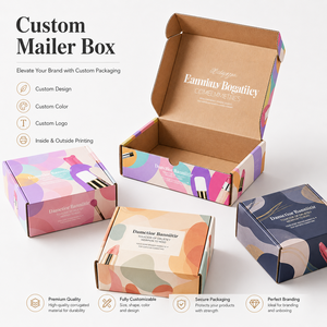 Cajas de Cartón Corrugado Ecológicas con Cierre Automático y Lámina Dorada para Empaque de Cosméticos, Reutilizables, Directo de Fábrica - Product Image 4