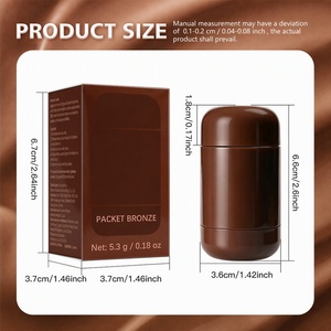 บลัชออนเนื้อครีมแบบแท่ง กันน้ำ ติดทนนาน สีแมตต์ธรรมชาติ สูตรวีแกน ไม่มีส่วนผสมของแร่ธาตุ สำหรับใบหน้า รับผลิตแบบ OEM - Product Image 4