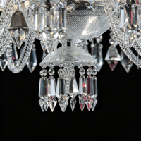 Fabricante de Iluminación para Proyectos OEM/ODM, Lámpara Colgante de Cristal Clásica Moderna, LED, Garantía de 2 Años, Decoración de Apartamentos de Lujo, Regulable