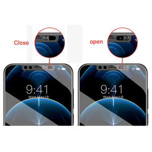 Film durci Anti-vision de haute qualité pour protecteur d'écran d'<span class=keywords><strong>iphone</strong></span> <span class=keywords><strong>14</strong></span> <span class=keywords><strong>pro</strong></span> max protecteur d'écran avec curseur de couverture de webcam - Product Image 6