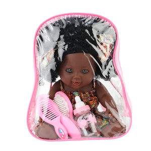 Nuova ragazza in vinile di design adorabile bambola nera afroamericana da 12 pollici per bambini - Product Image 2