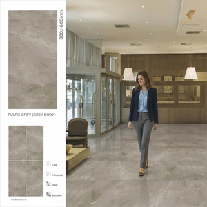 Baldosas de Porcelana de Mármol Blanco Italiano Statuario Bianco de 800x1600 mm para Villas de Lujo y Proyectos de Interiores Premium - Product Image 2