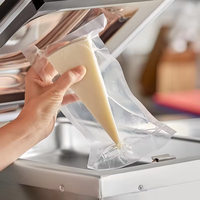 Sac d'emballage alimentaire en nylon à trois côtés scellés, personnalisable en usine, haute transparence, sachet alimentaire sous vide, sacs en plastique PE