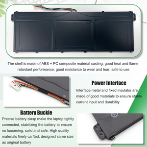 Batterie d'ordinateur portable OEM 11.28V 4703mAh 53.05Wh AP23A8L pour Acer Aspire 3 A315-24P A317-55P <span class=keywords><strong>Extensa</strong></span> 15 EX215-23/55 AP23ABL - Product Image 3