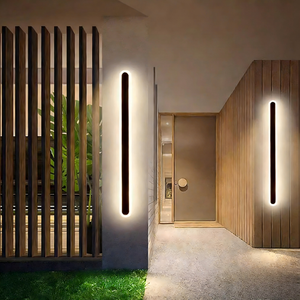 Applique murale LED extérieure personnalisable Tuya Alexa, applique murale intelligente intérieure/extérieure, étanche IP65, idéale pour les villas, les garages - Product Image 1