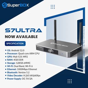 Auténtico SUPER BOX S7 Ultra Digital Media Hub 4GB RAM 128GB ROM Reproducción Semanal EE. UU. Almacén con stock disponible - Product Image 2