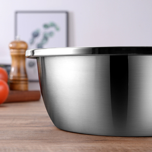 Stainless Steel <b>Colander</b> Set With Lid And <b>Strainer</b> Bowl For Kitchen Vegetable Washing And Drainage - Product Image 3