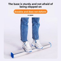 Support de présentation vertical pliable en alliage d'aluminium pour affiches et bannières déroulables 80x180 cm