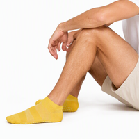 Chaussettes antidérapantes en tricot pour bébés et enfants, 100 % coton, avec logo sur le bord, pour trampoline et aire de jeux intérieure