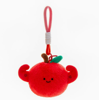 Porte-clés en peluche Avocat Musclé, Charme de sac mignon en forme de fruit pour le fitness, Accessoire de sac à dos